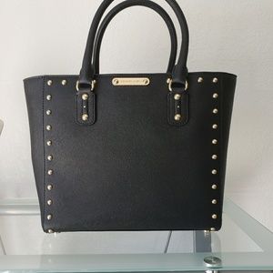 Beautiful black zip top Michael Kors sandrine stud